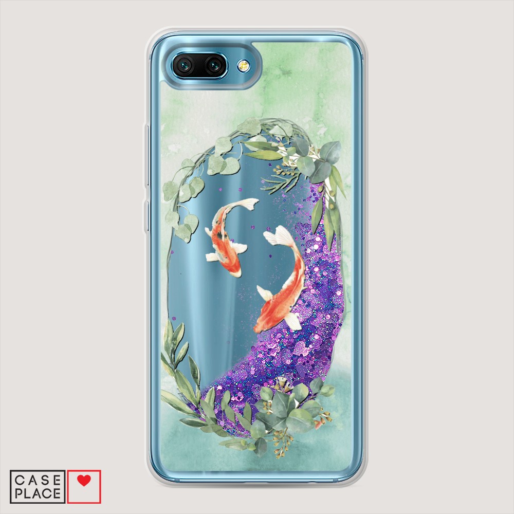 

Чехол Awog на Honor 10 "Две золотые рыбки", Разноцветный, 65392-1