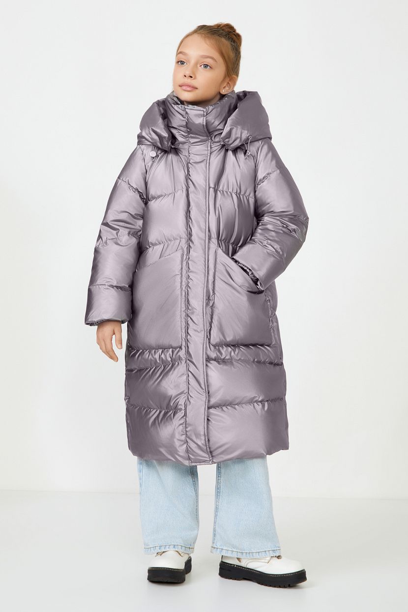 

Пуховик детский BAON BK001504, ALPINE SUNRISE METALLIC, 128, Розовый, BK001504