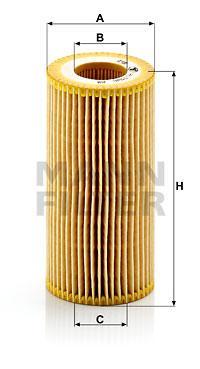 

Фильтр масляный двигателя MANN-FILTER HU719/6X, HU 719/6 x