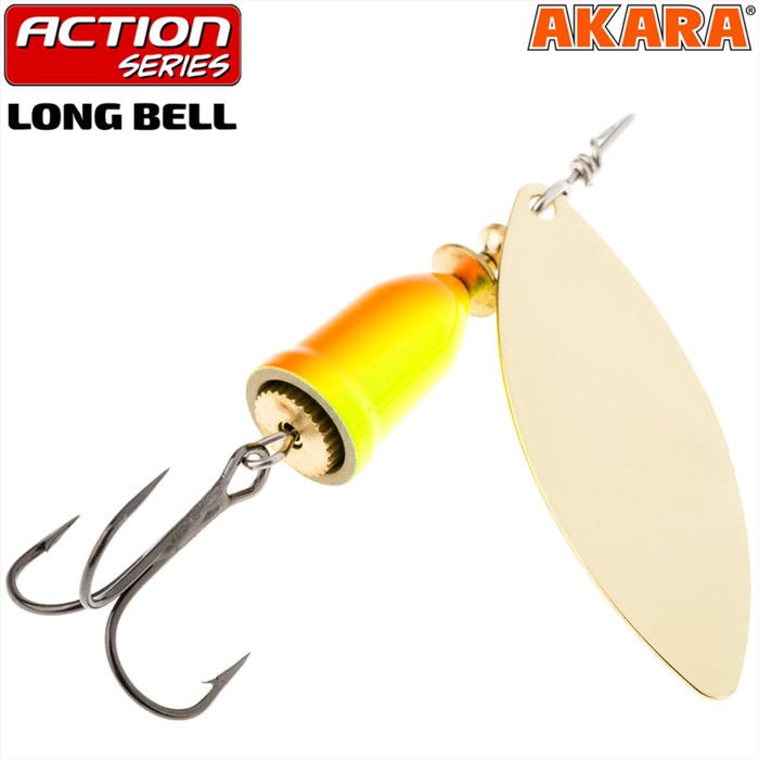 

Блесна вращающаяся Akara Action Series Long Bell , 6 г, цвет A21, Коричневый