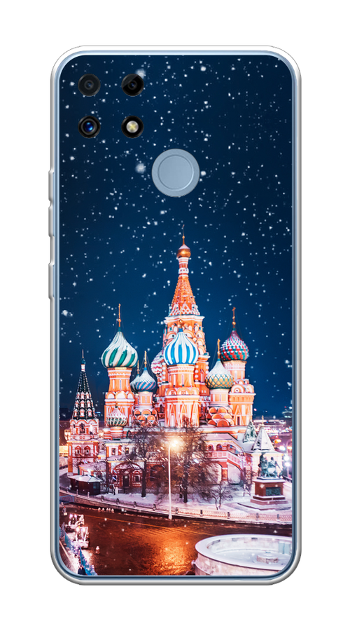 

Чехол на Realme C25/C25s "Москва 1", Коричневый;синий;белый, 256950-1