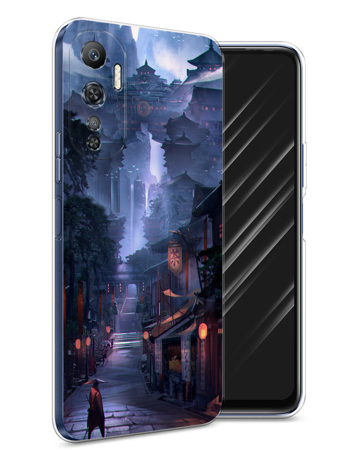 

Чехол Awog на Infinix Hot 20 4G "Волк в поле", Белый;черный, 3103150-1