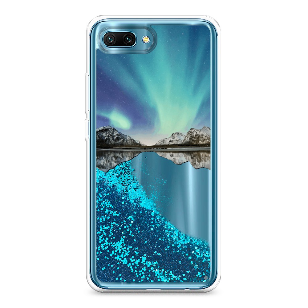 

Чехол Awog на Honor 10 "Горное озеро и сияние", Разноцветный, 65393-1