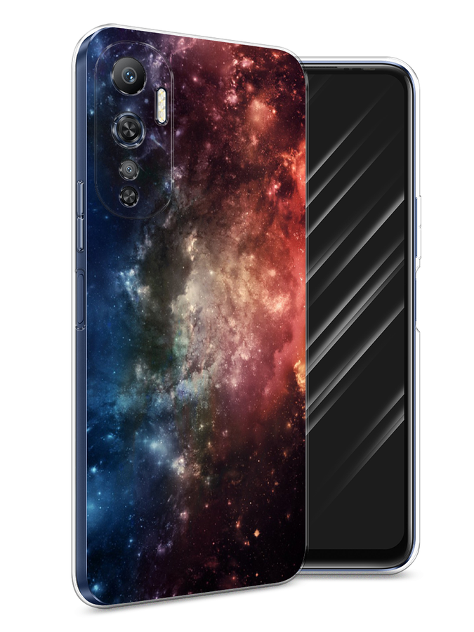 

Чехол Awog на Infinix Hot 20 4G "Маленькое сердечко", Голубой;белый;красный, 3103150-7