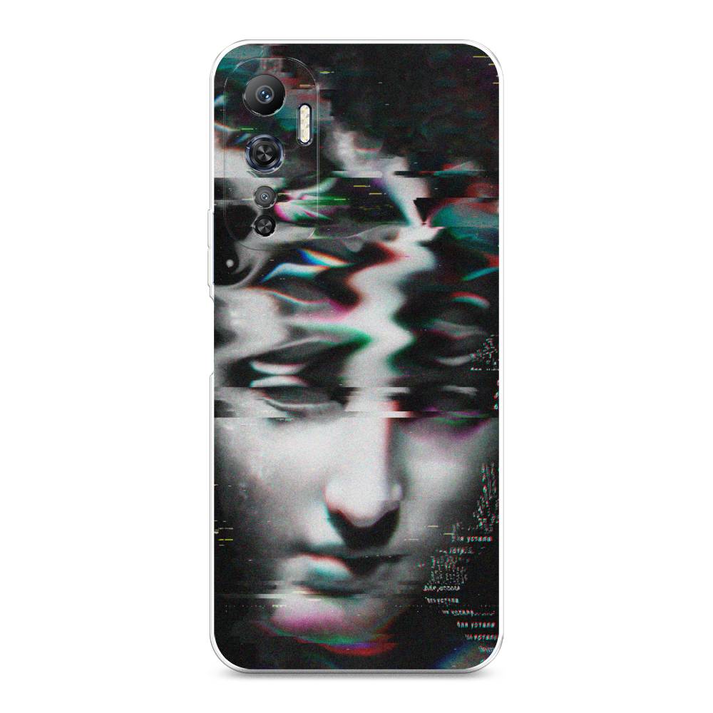 

Чехол Awog на Infinix Hot 20 4G "Glitch Art", Серый, 3103150-9