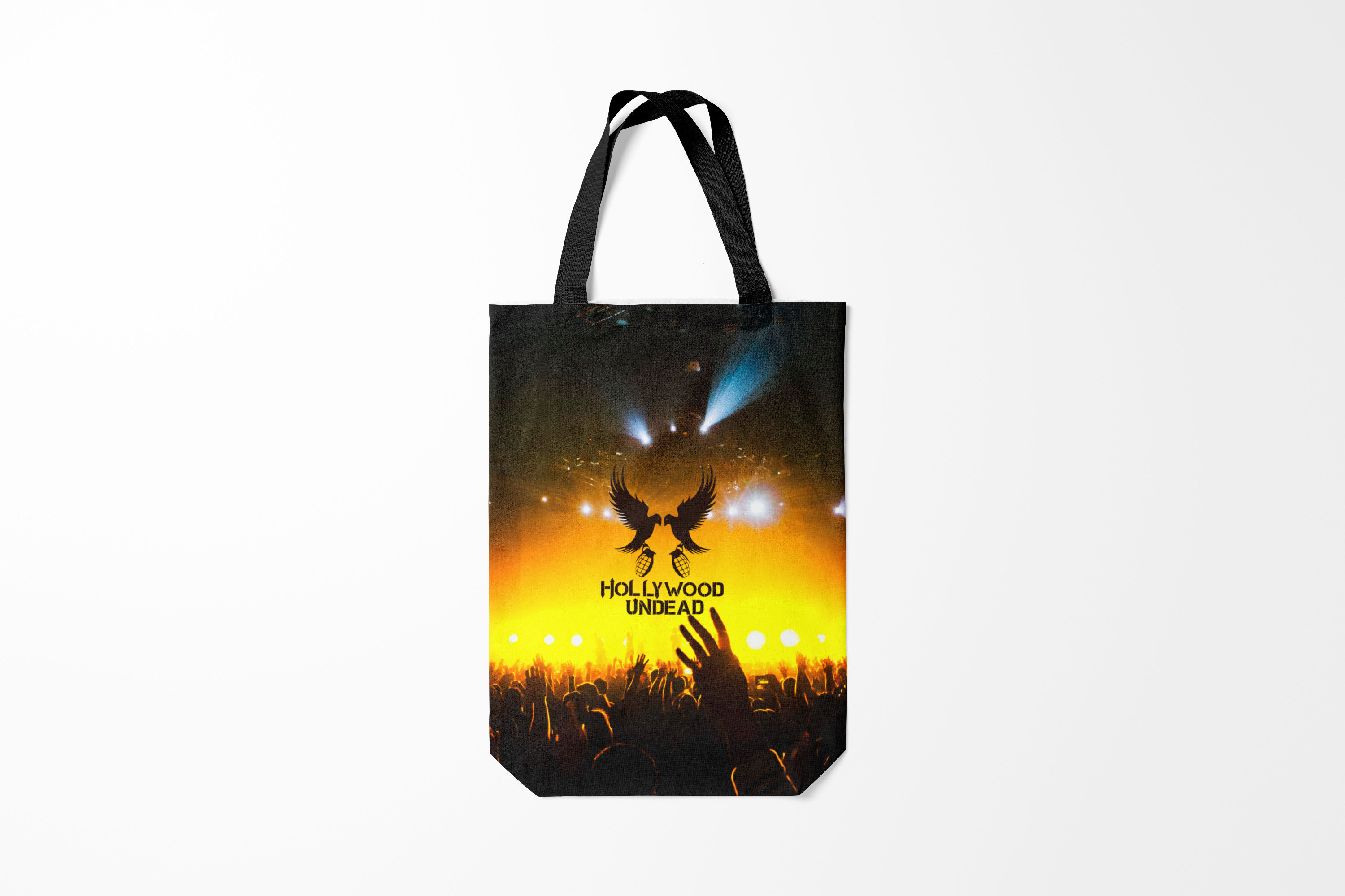 

Сумка шoппер унисекс Burnettie Hollywood Undead, черный, Hollywood Undead