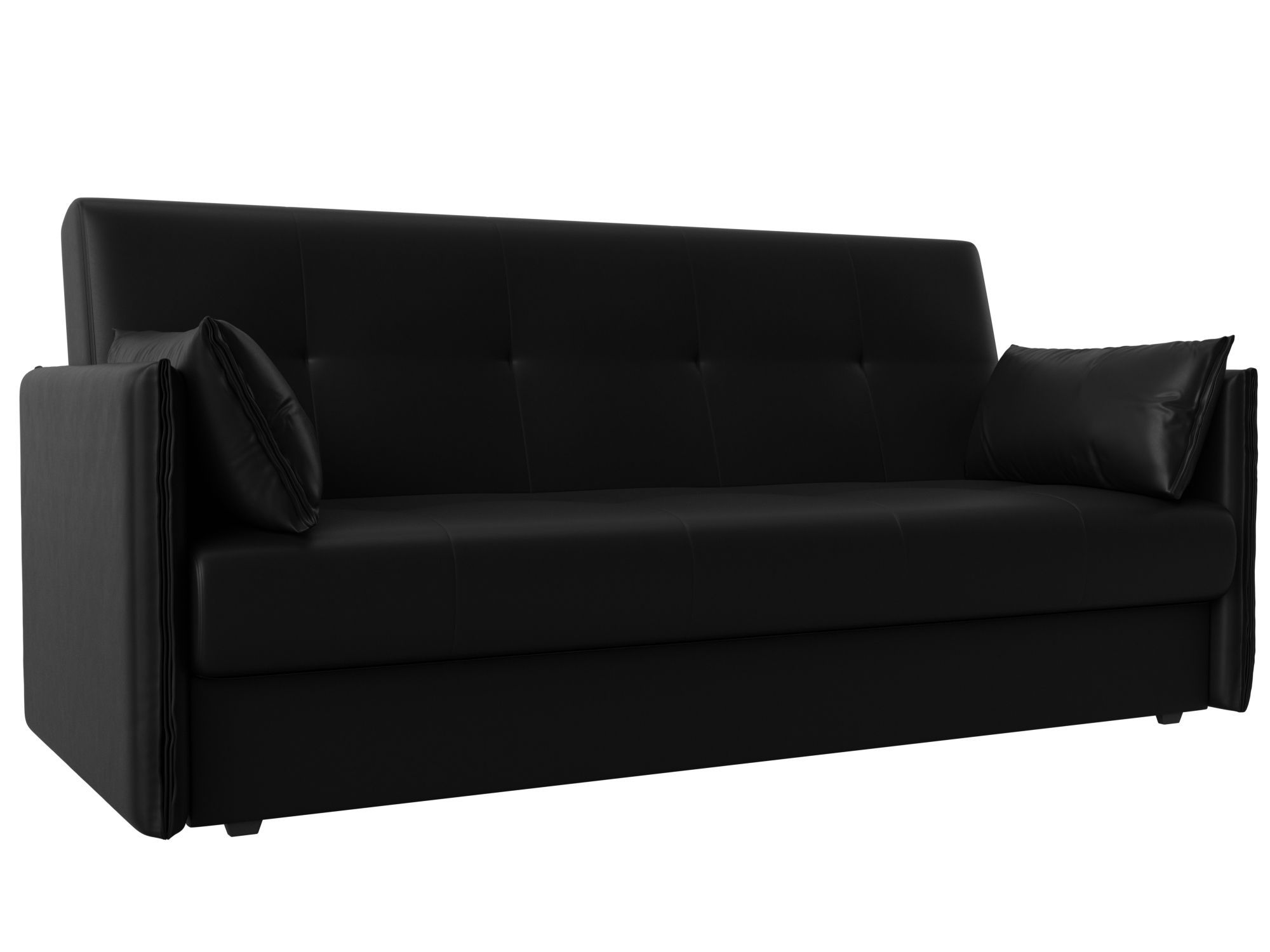 

Диван-книжка Хит Диванов Лига-018 экокожа, книжка, черный, 100519