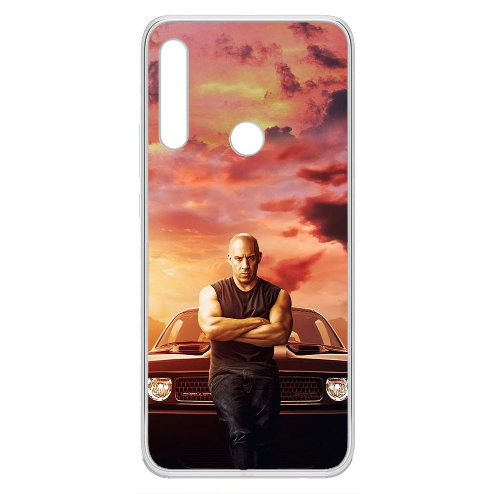 

Чехол-накладка Krutoff Clear Case Форсаж. Доминик Торетто для Honor 9X, Прозрачный