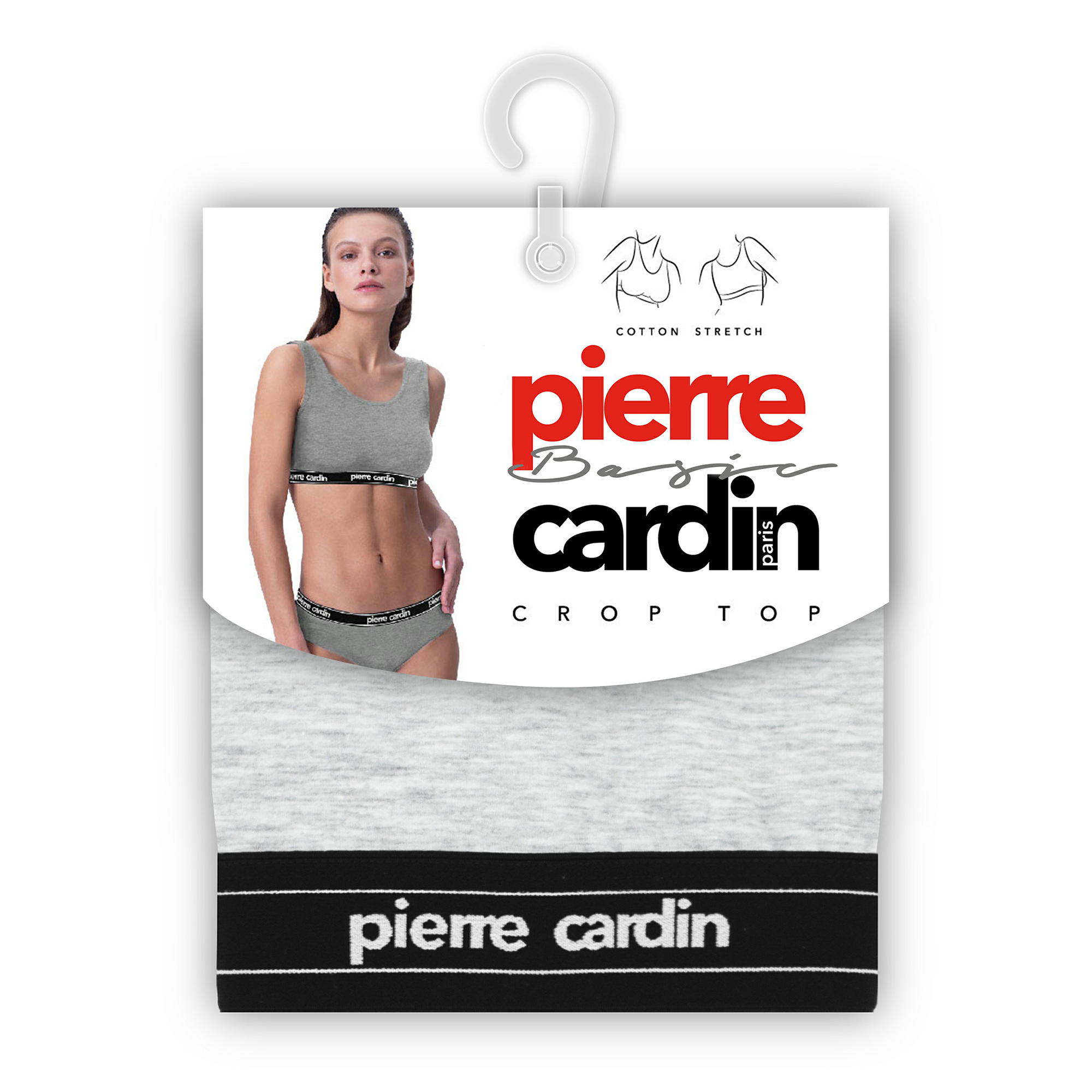 

Бюстгальтер женский Pierre Cardin серый 42-44