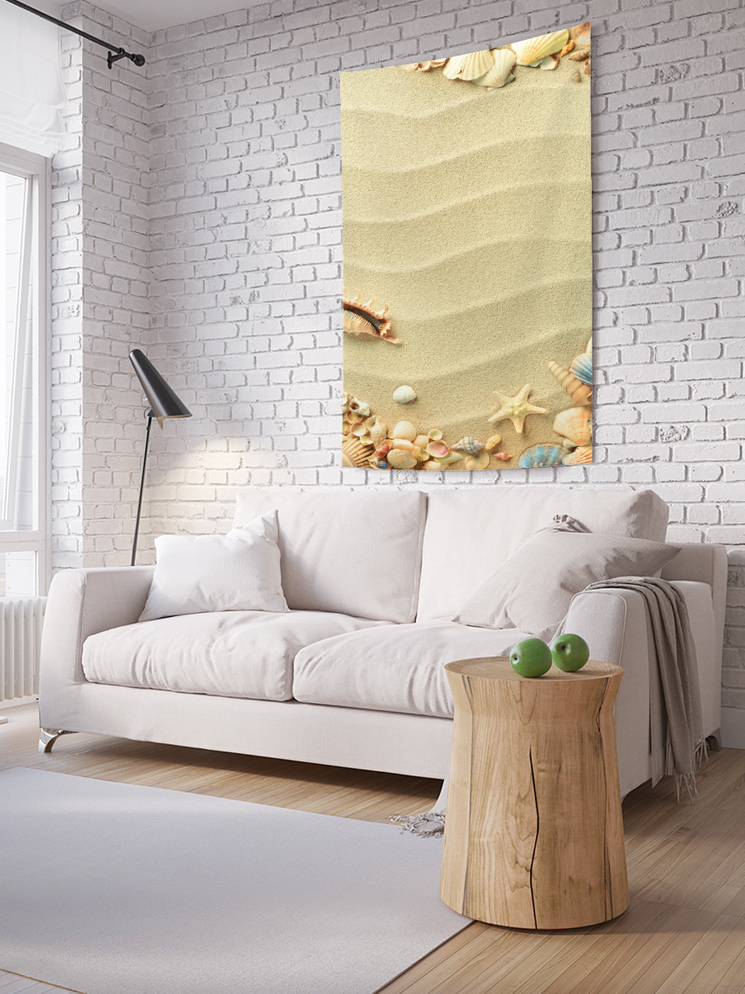 

Вертикальное фотопанно на стену JoyArty Песочные волны 100x150 см, Песочные волны