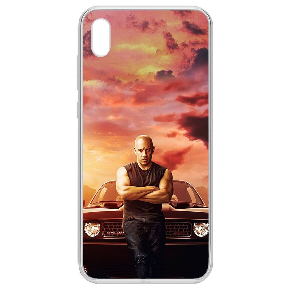Чехол-накладка Krutoff Clear Case Форсаж. Доминик Торетто для Honor 8S Prime