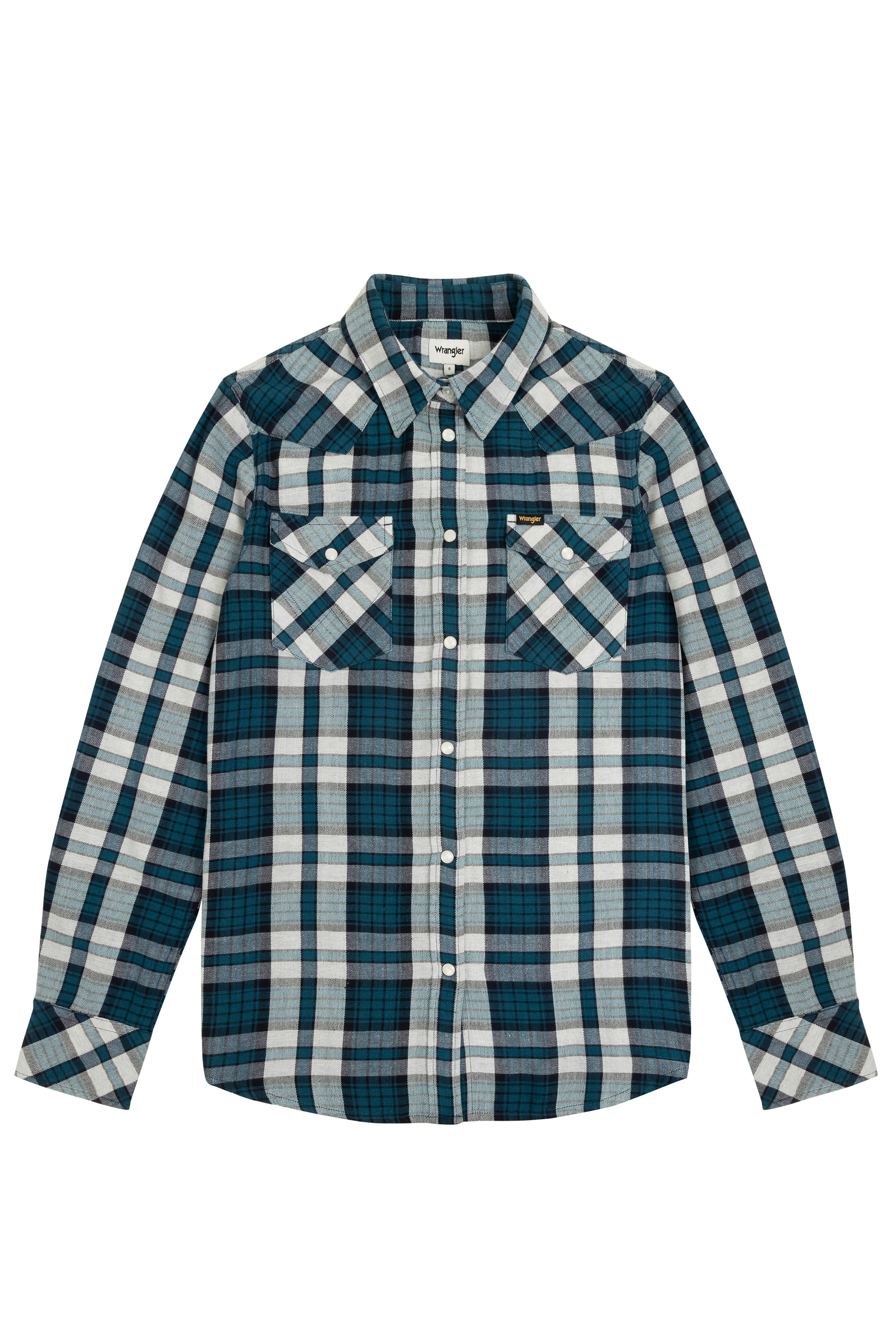 

Рубашка женская Wrangler W5Q1NUXCE зеленая XS, W5Q1NUXCE