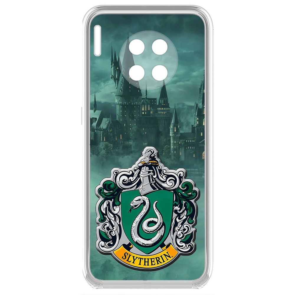 

Чехол-накладка Krutoff Clear Case Гарри Поттер. Слизерин для Huawei Mate 30, Прозрачный