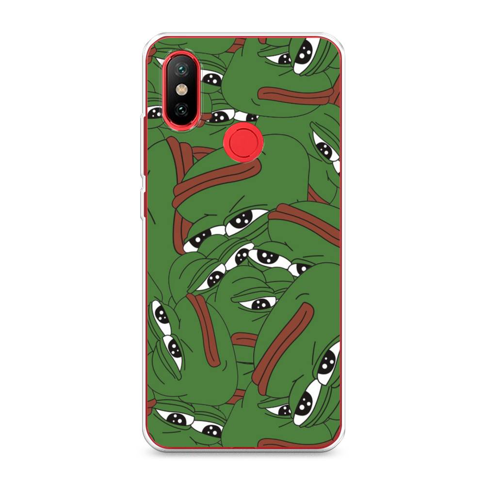 

Чехол Awog на Xiaomi Mi 6X/A2 "Печальный frog", Разноцветный, 33250-9
