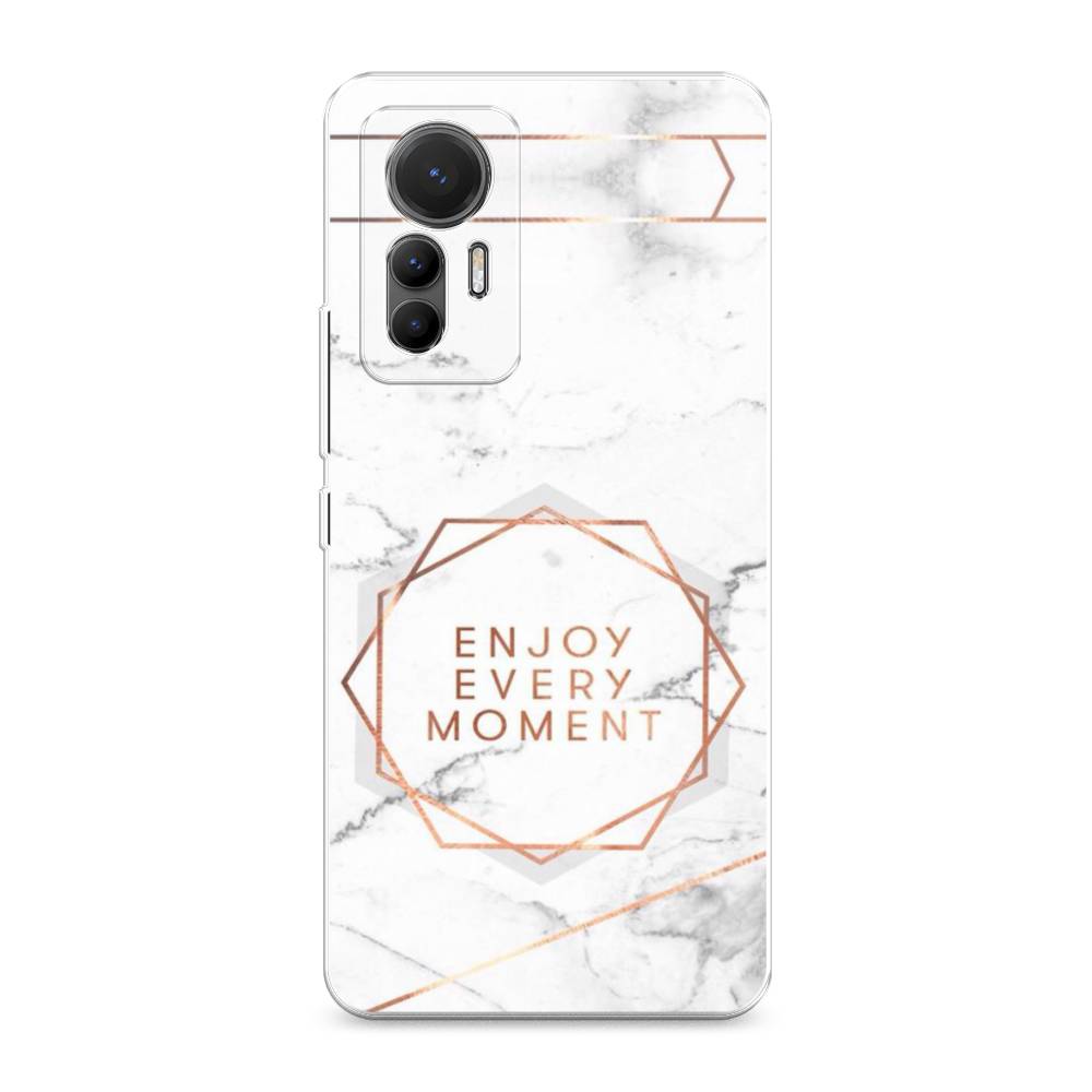 

Чехол Awog на Xiaomi 12 Lite "Enjoy every moment мрамор", Разноцветный, 315050-7