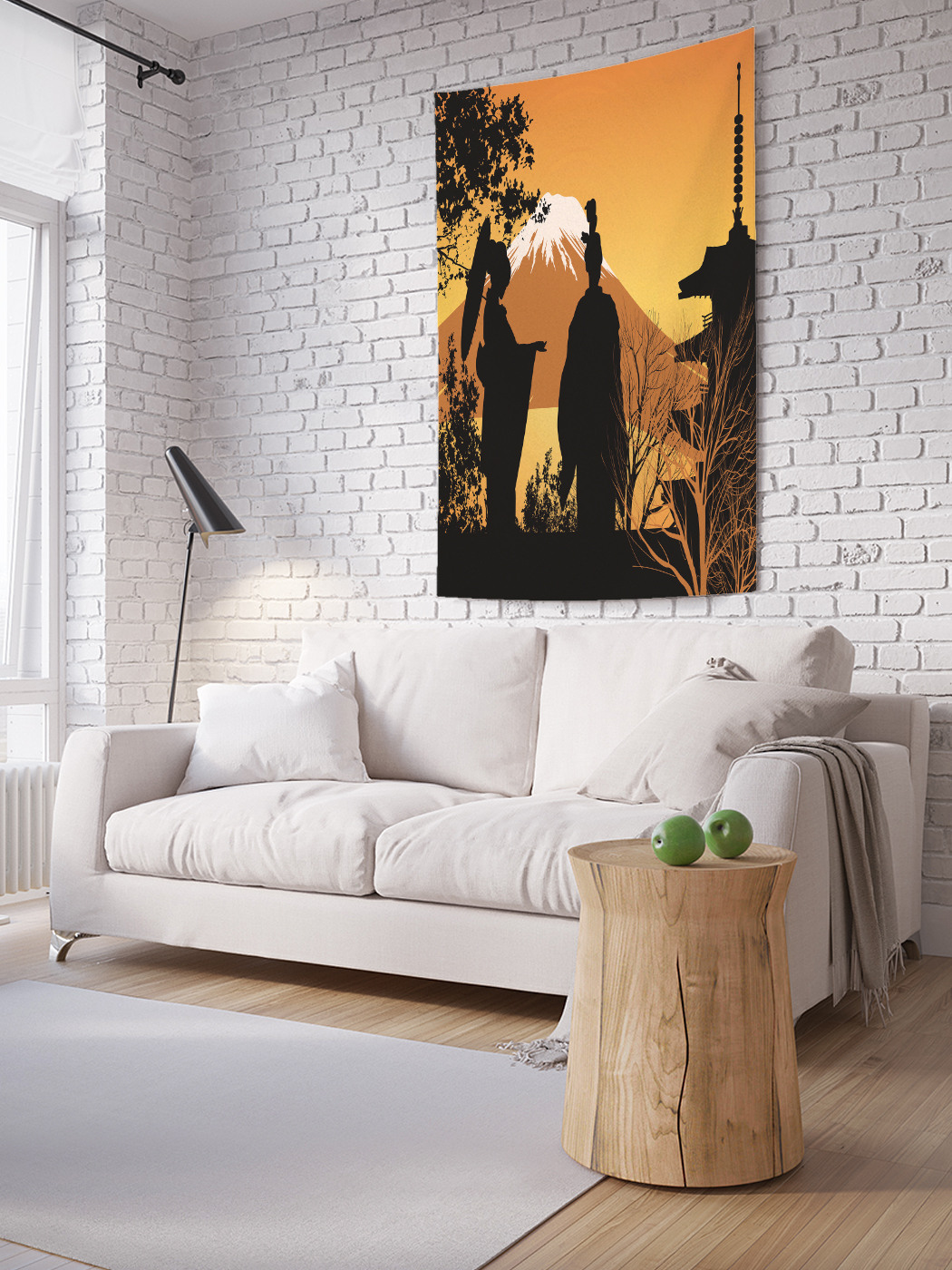 

Вертикальное фотопанно на стену JoyArty Храм у подножья горы 100x150 см, Храм у подножья горы