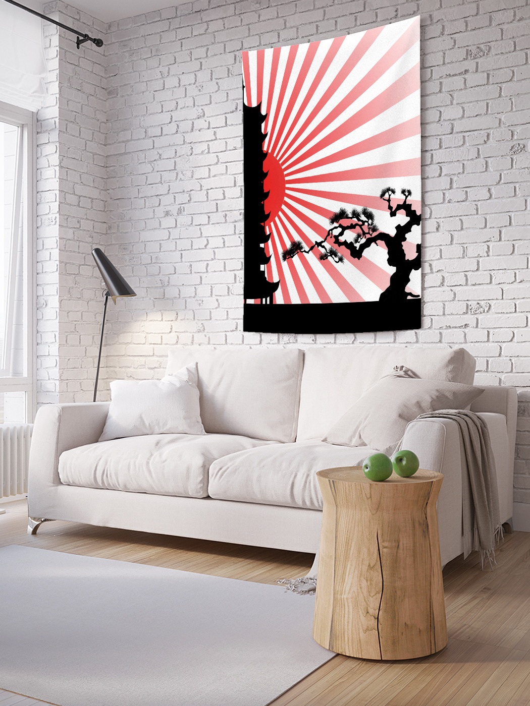 

Вертикальное фотопанно на стену JoyArty Китайский храм 100x150 см, Китайский храм