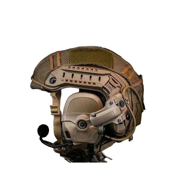 Наушники активные 6TH Gen Tactical headset/поворотные крепления на шлем койот