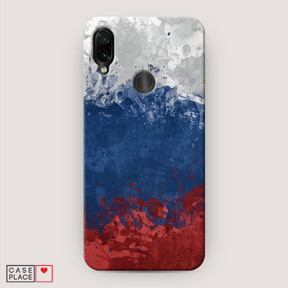 

Пластиковый чехол "Флаг России неровный" на Xiaomi Redmi 7, 35020-4