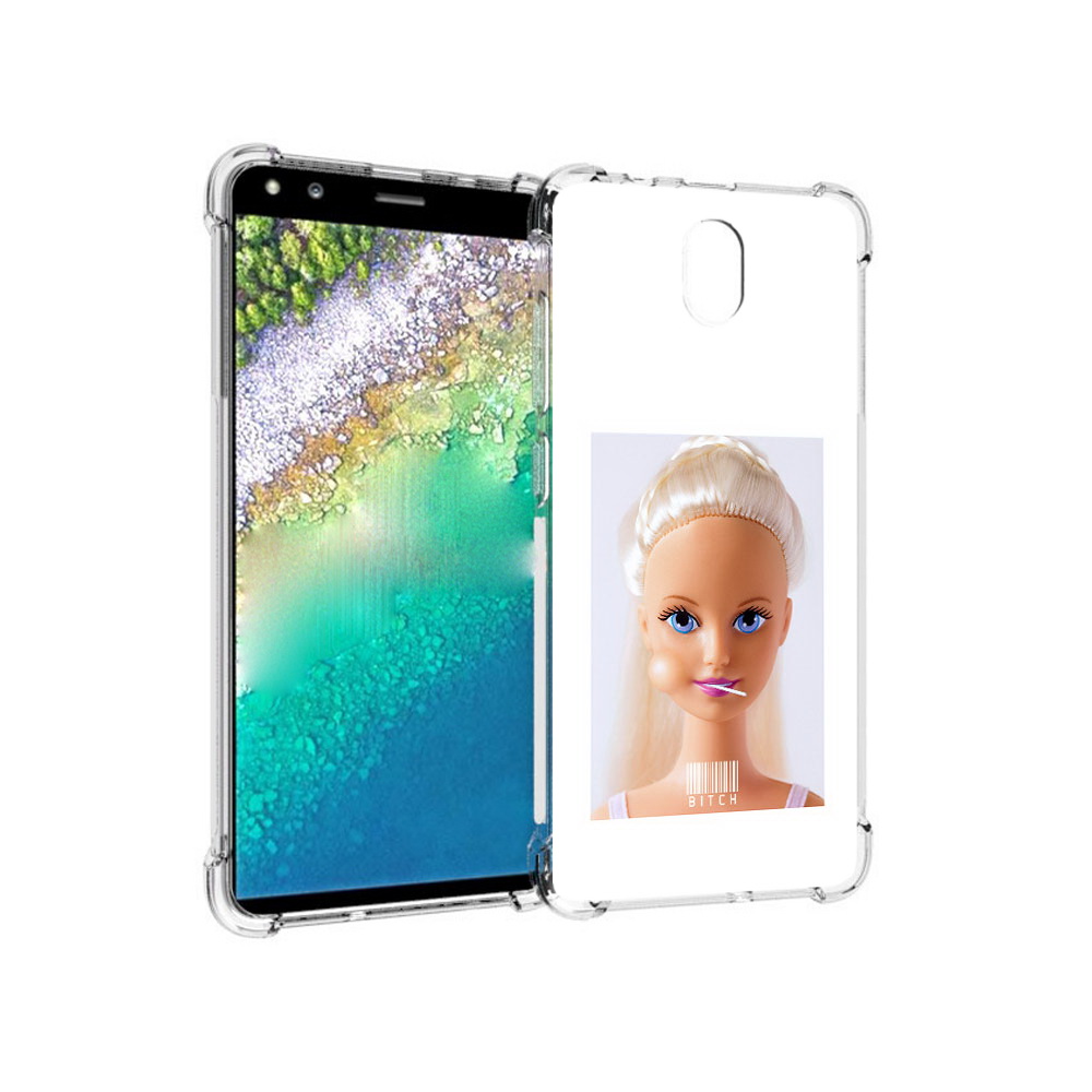 

Чехол MyPads Tocco для Nokia C01 Plus барби (PT161800.114.226), Прозрачный, Tocco