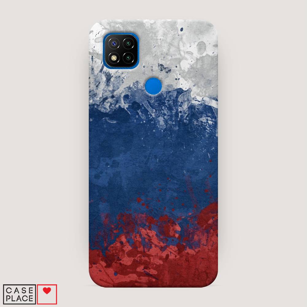 

Пластиковый чехол "Флаг России неровный" на Xiaomi Redmi 9C, 39020-4