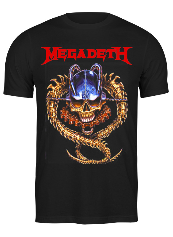 

Футболка мужская Printio Megadeth черная 3XL, Черный, Megadeth