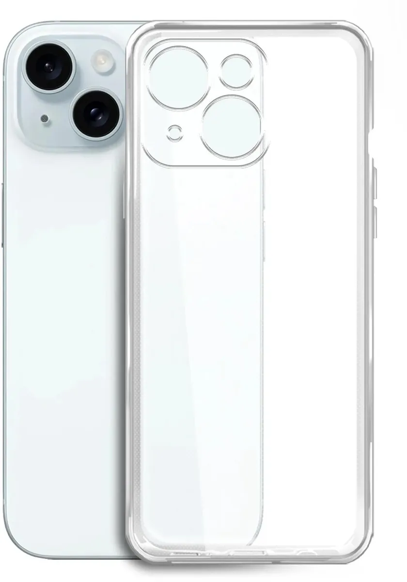 

Чехол BORASCO для Apple iPhone 15 Plus, прозрачный