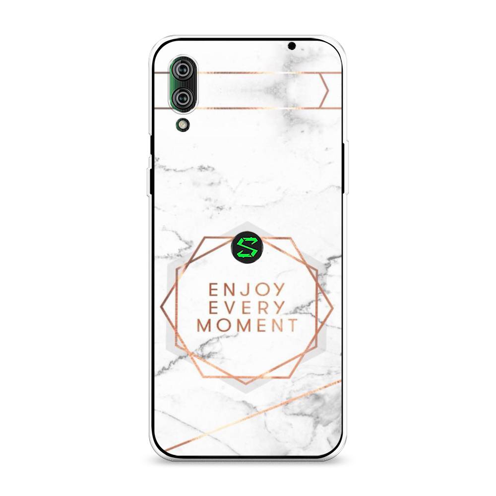 

Чехол Awog на Xiaomi Black Shark 2/2 Pro "Enjoy every moment мрамор", Разноцветный, 36450-7