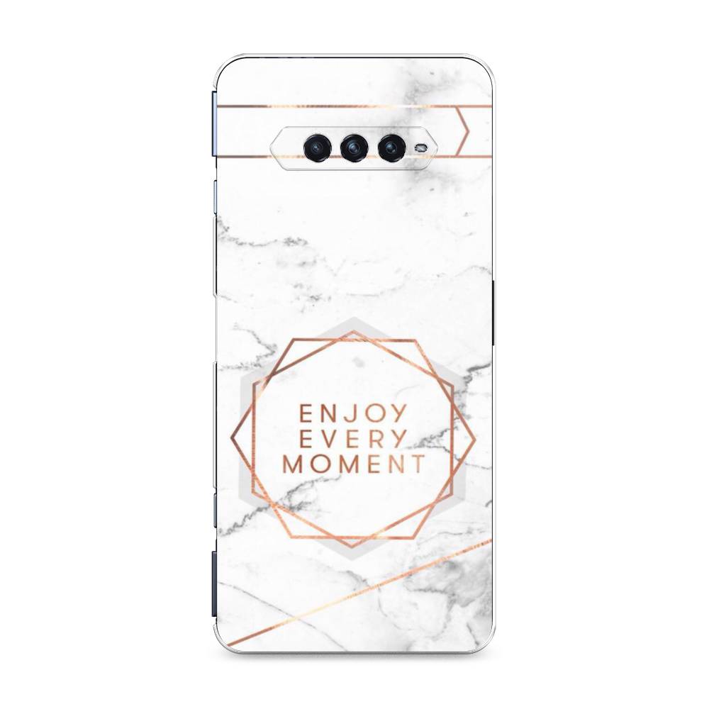 

Чехол Awog на Xiaomi Black Shark 4/4S/4S Pro/4 Pro "Enjoy every moment мрамор", Разноцветный, 311150-7