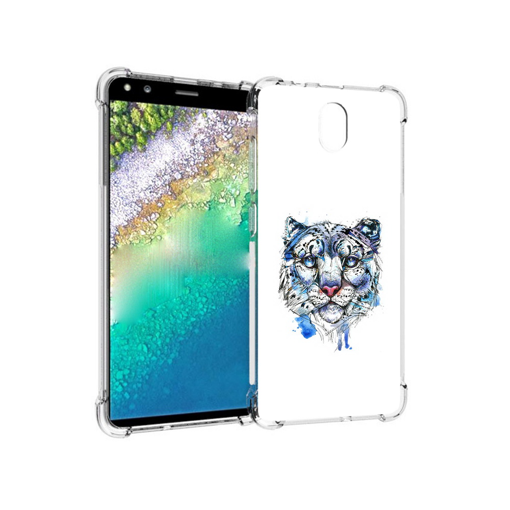 

Чехол MyPads Tocco для Nokia C01 Plus водяной тигр (PT161800.114.263), Прозрачный, Tocco