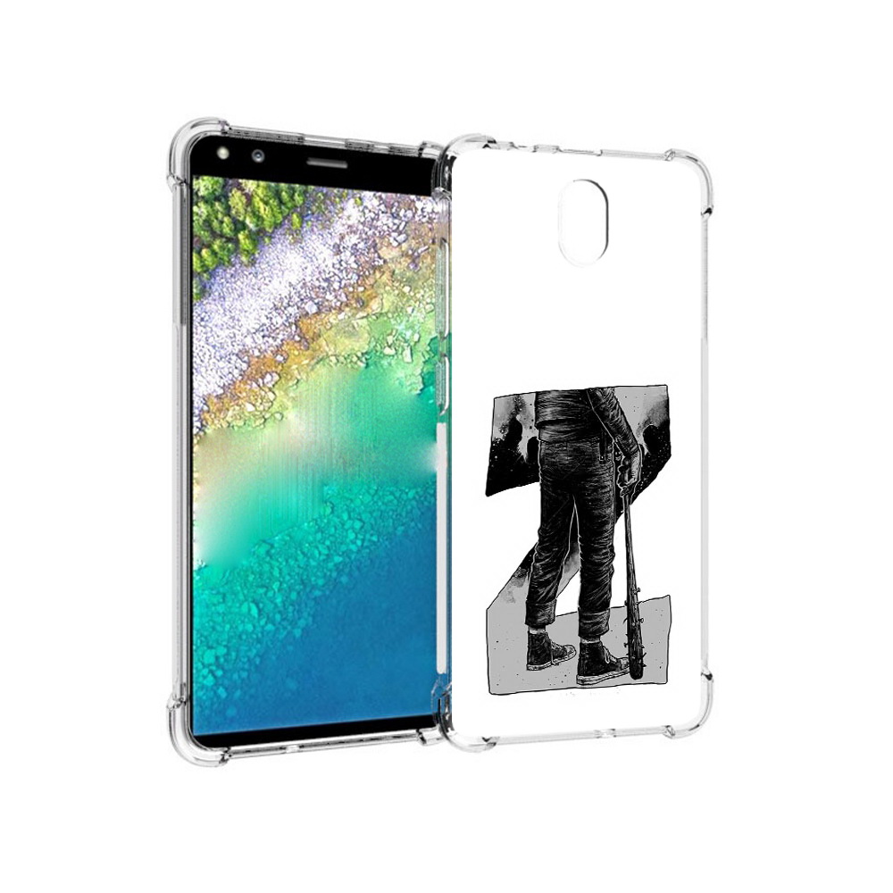 

Чехол MyPads Tocco для Nokia C01 Plus воин черно белый (PT161800.114.265), Tocco