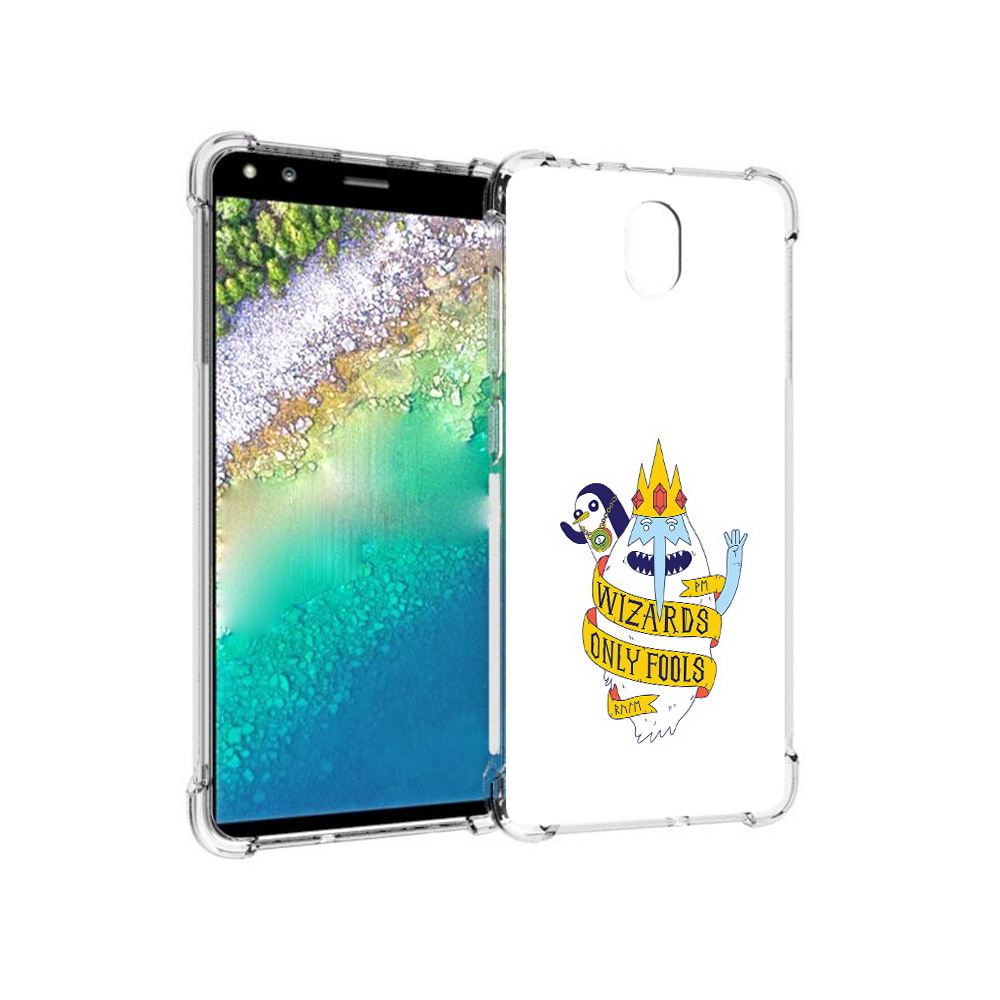 

Чехол MyPads Tocco для Nokia C01 Plus время приключений снежный король (PT161800.114.278), Прозрачный, Tocco