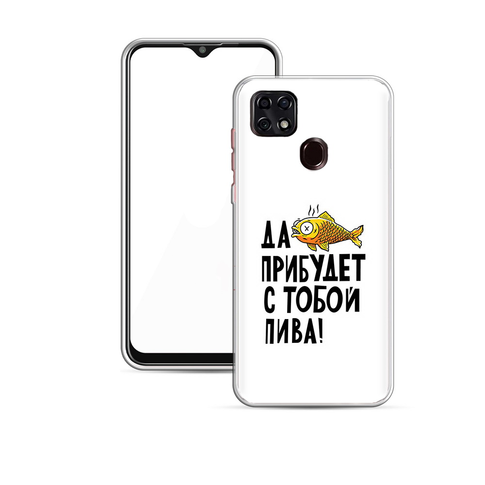 

Чехол MyPads Tocco для ZTE V2020 ДА прибудет с тобой пива (PT226946.457.58), Прозрачный, Tocco