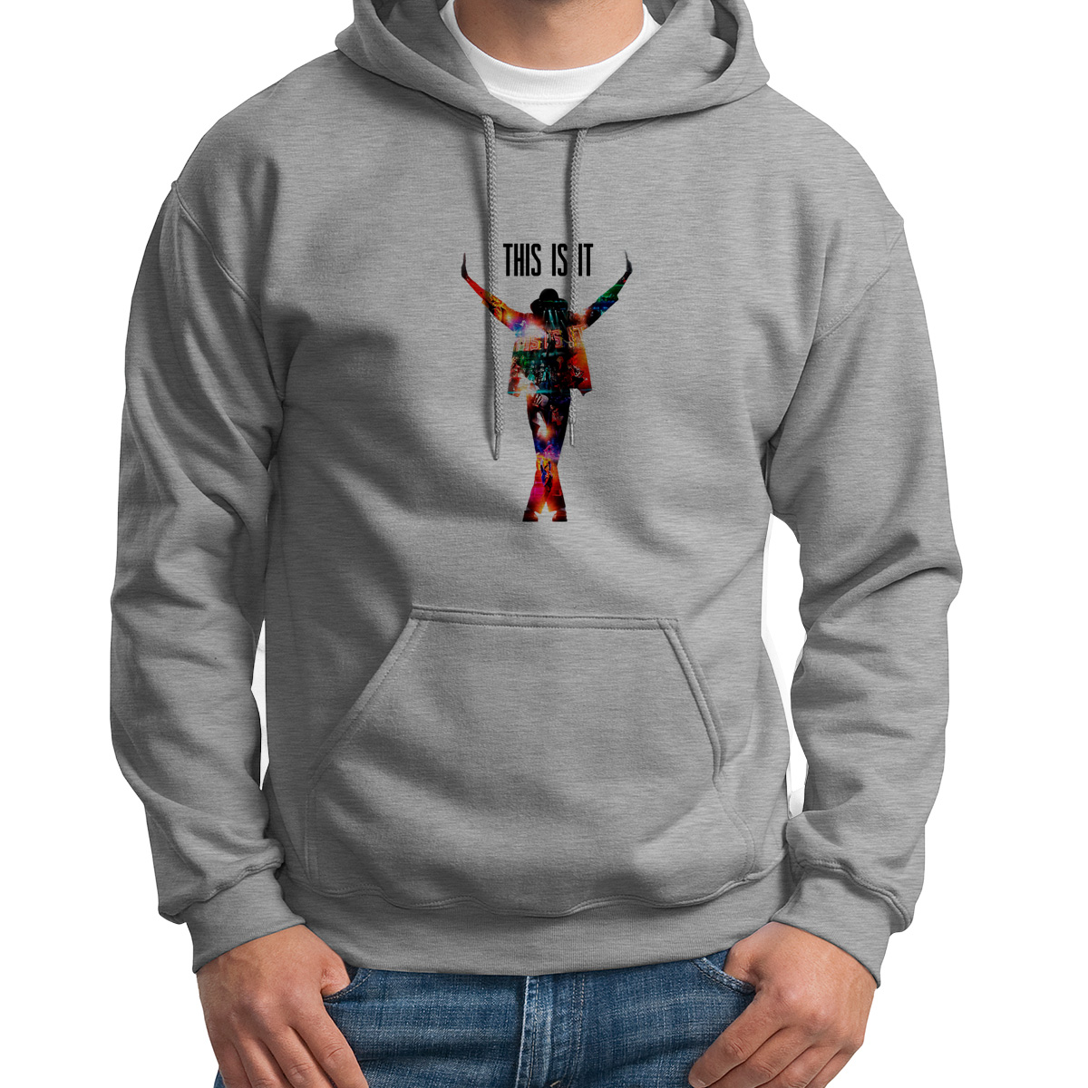 

Худи унисекс CoolPodarok Легенда This is it серое 54 RU, S0501698