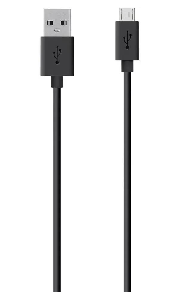 Кабель Belkin USB - Micro-USB, 2.1 А, 2 м, черный (F2CU012bt2M-BLK)