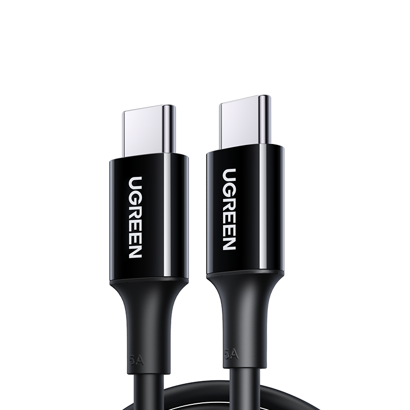 Кабель usb type-c - usb type-c uGreen US300 (80372) 2 м черный US300 (80372) USB-C 2.0 Charging Cable 100W 2m - Black