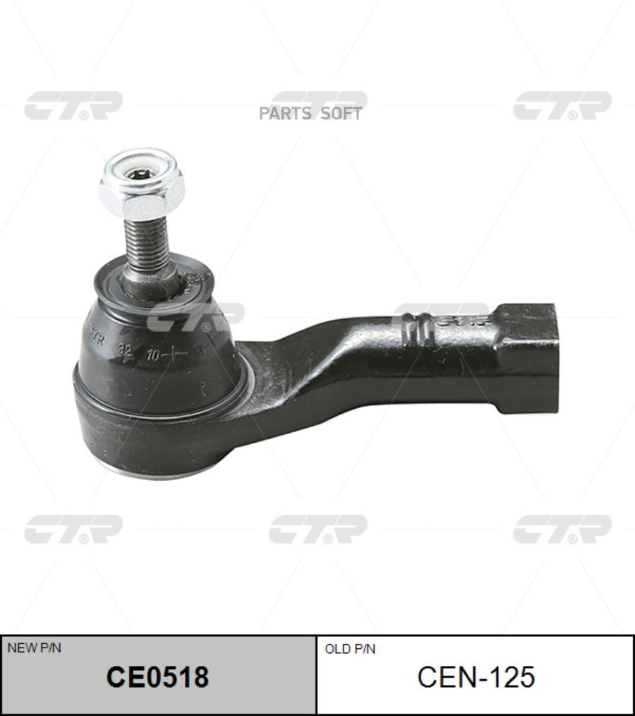 

Наконечник Р/Т Renault Megane I 03/99-10/02/Clio Ii/Kangoo Лев. CTR арт. CE0518