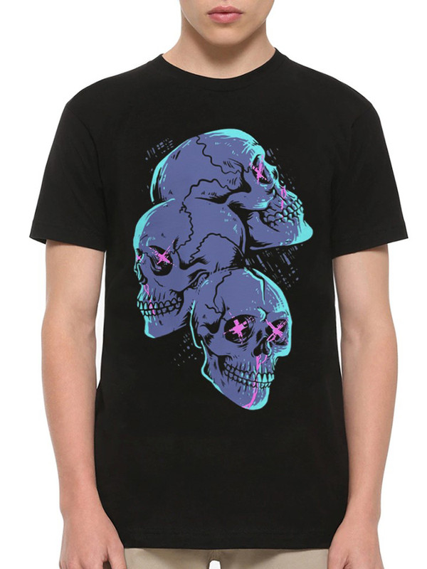 

Футболка мужская DreamShirts Studio Черепа / Skulls / черная L, Черный, Черепа / Skulls /