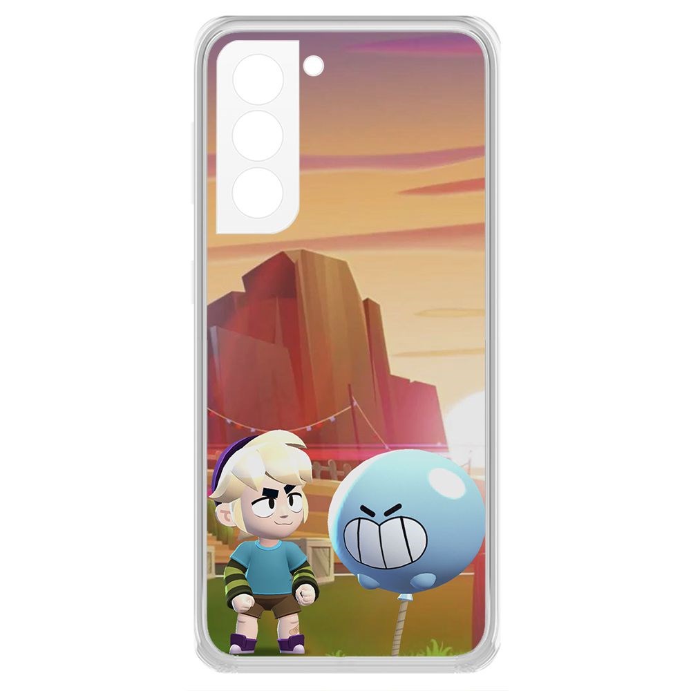 

Чехол-накладка Brawl Stars-Гас для Samsung Galaxy S21+ (G996)
