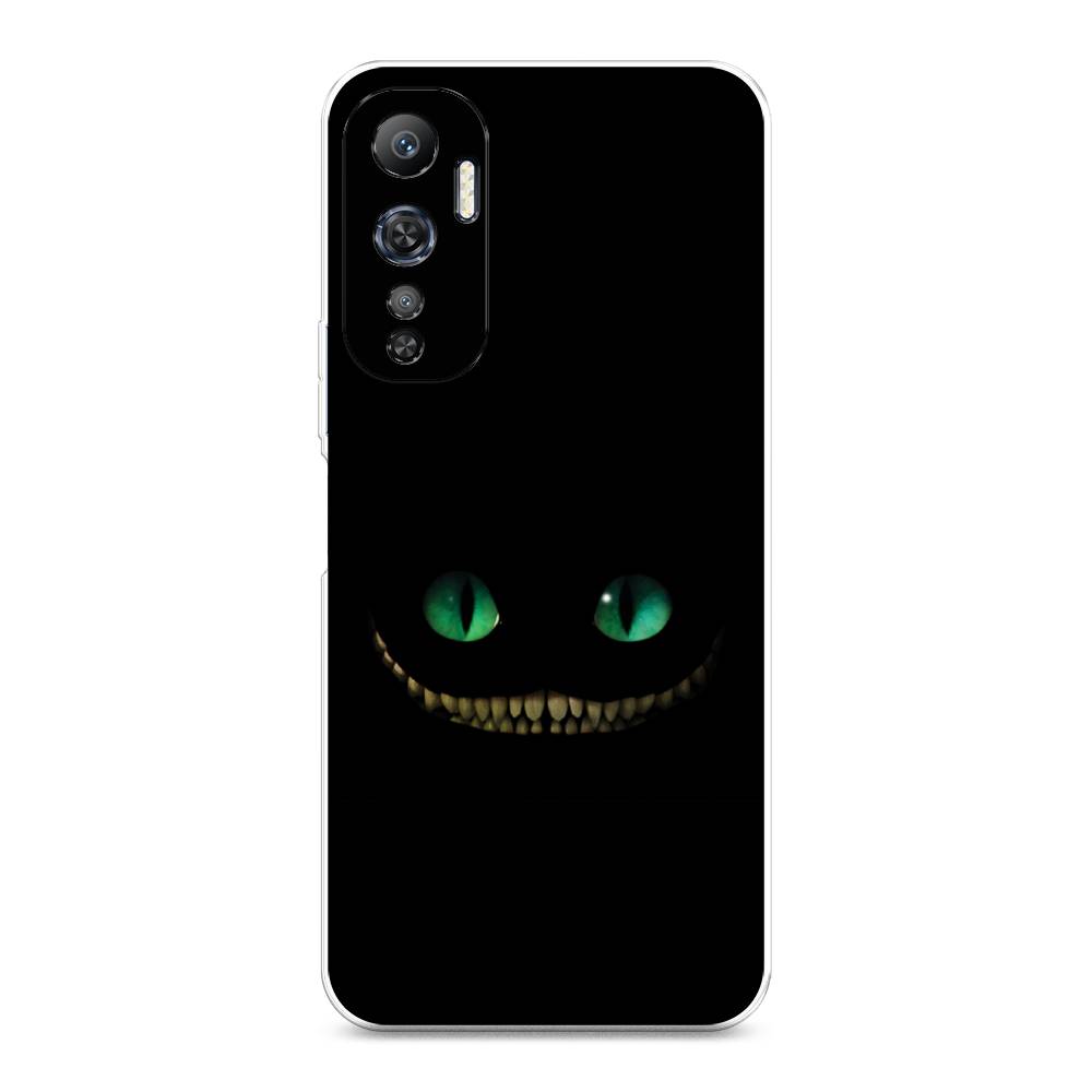 

Чехол Awog для Infinix Hot 20 4G "Зеленоглазый чеширский кот", Черный, 3103150-10
