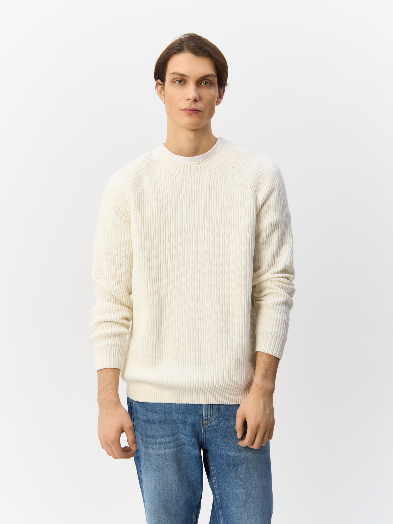 Джемпер мужской Calvin Klein Utility Raglan J30J325672 белый XL 14990₽