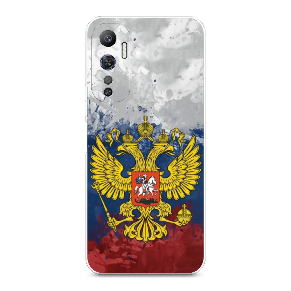 

Чехол Awog на Infinix Hot 20 4G "РФ", Белый;синий;красный, 3103150-5