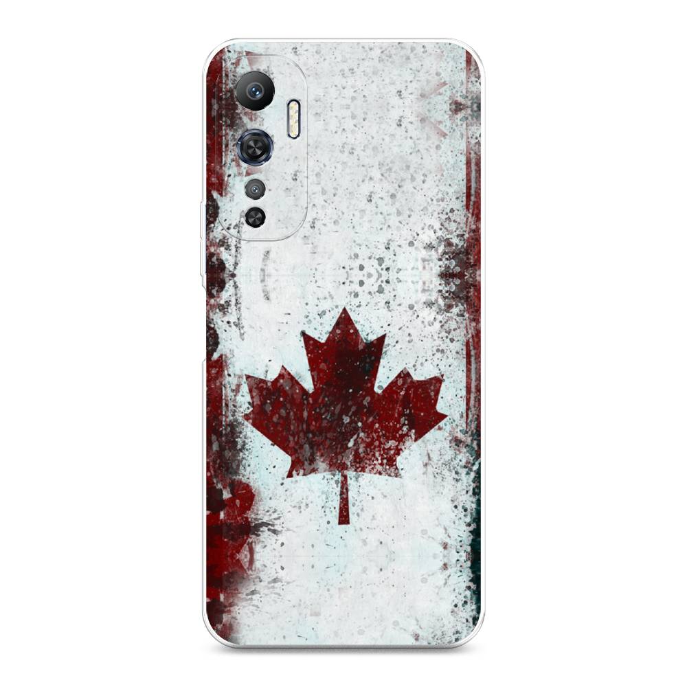 

Чехол Awog на Infinix Hot 20 4G "Канада", Белый;красный;черный, 3103150-5