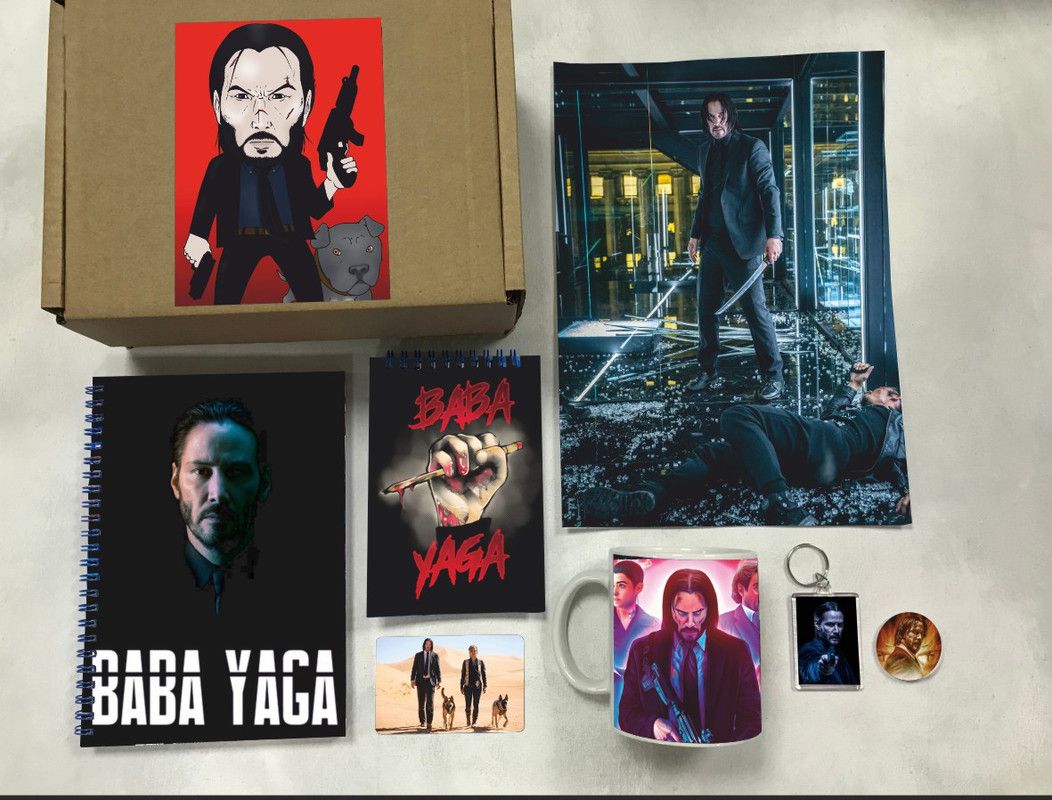 

Бокс с подарком Джон Уик, John Wick, JW0004, 7 предметов