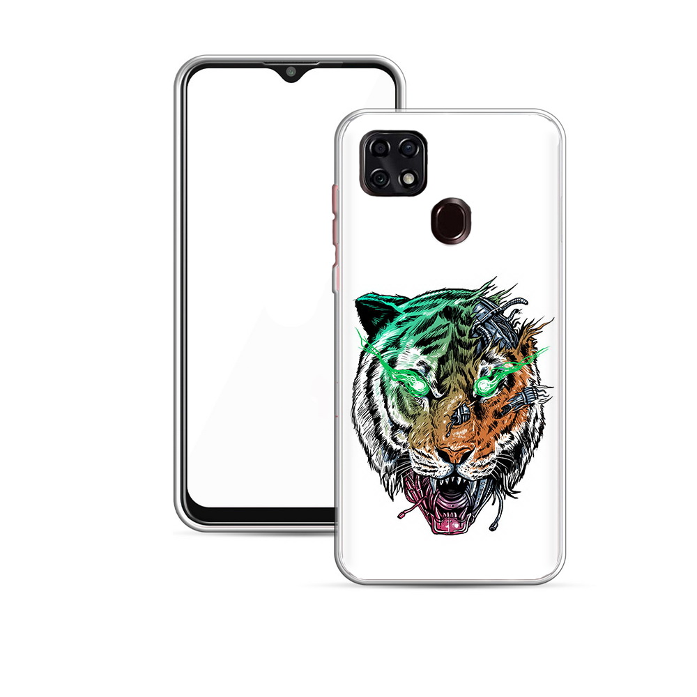 Чехол MyPads Tocco для ZTE V2020 робо-тигр (PT226946.457.584)