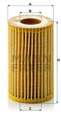 

Фильтрующий элемент масляного фильтра MANN-FILTER HU611X, фильтрующий элемент масляного фильтра HU611X