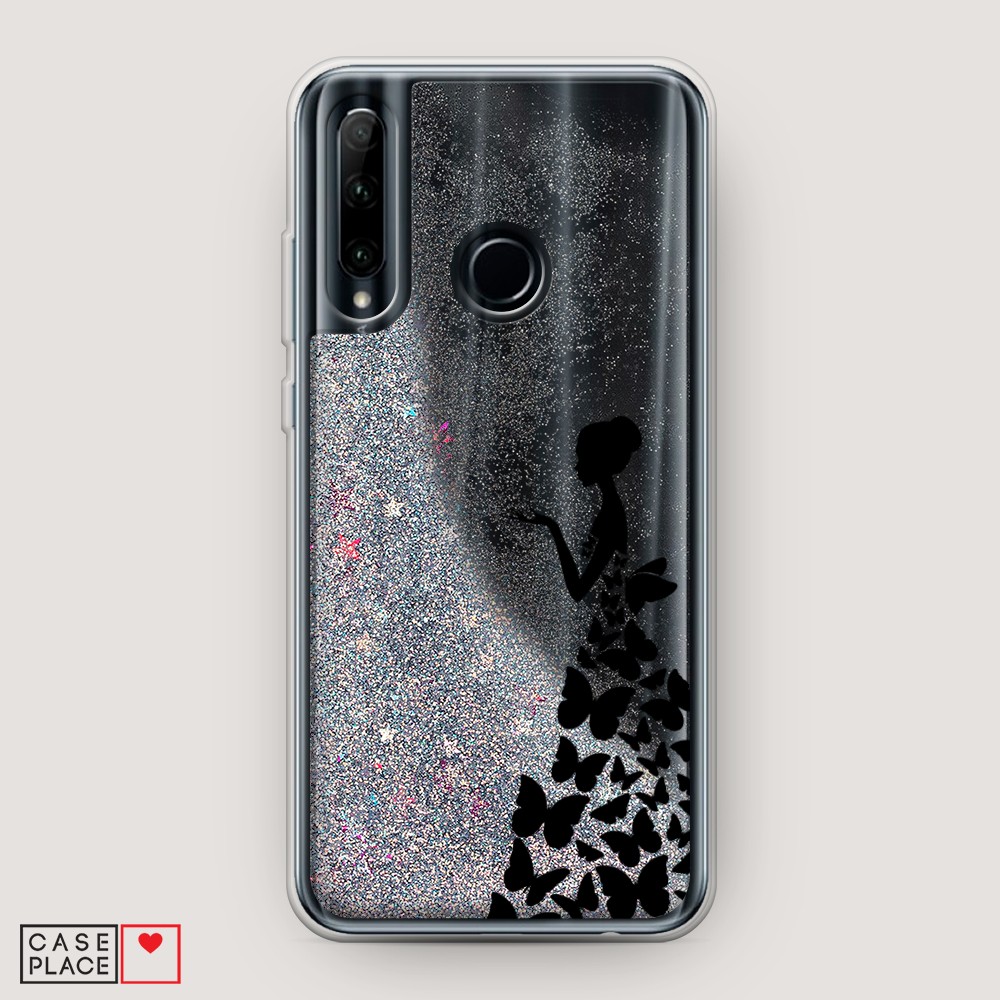 

Чехол Awog на Honor 10i "Дама в бабочках", Разноцветный, 68891-1