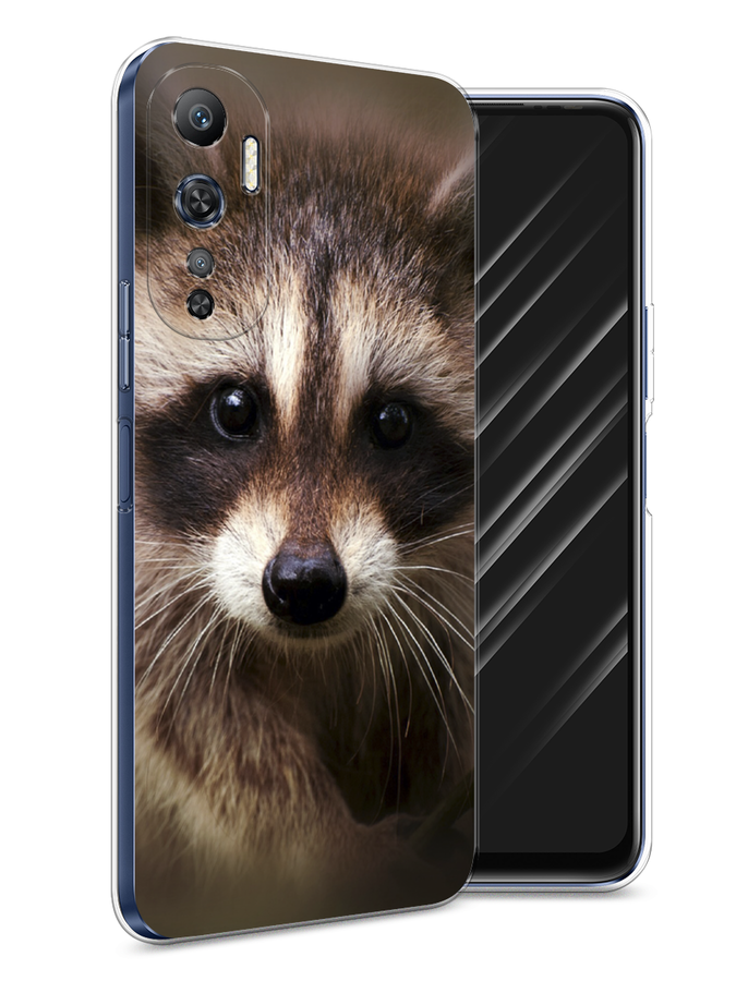 

Чехол Awog на Infinix Hot 20 4G "Львиный рык 2", Бежевый;черный, 3103150-1