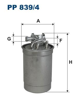 

Фильтр топливный Filtron PP8394