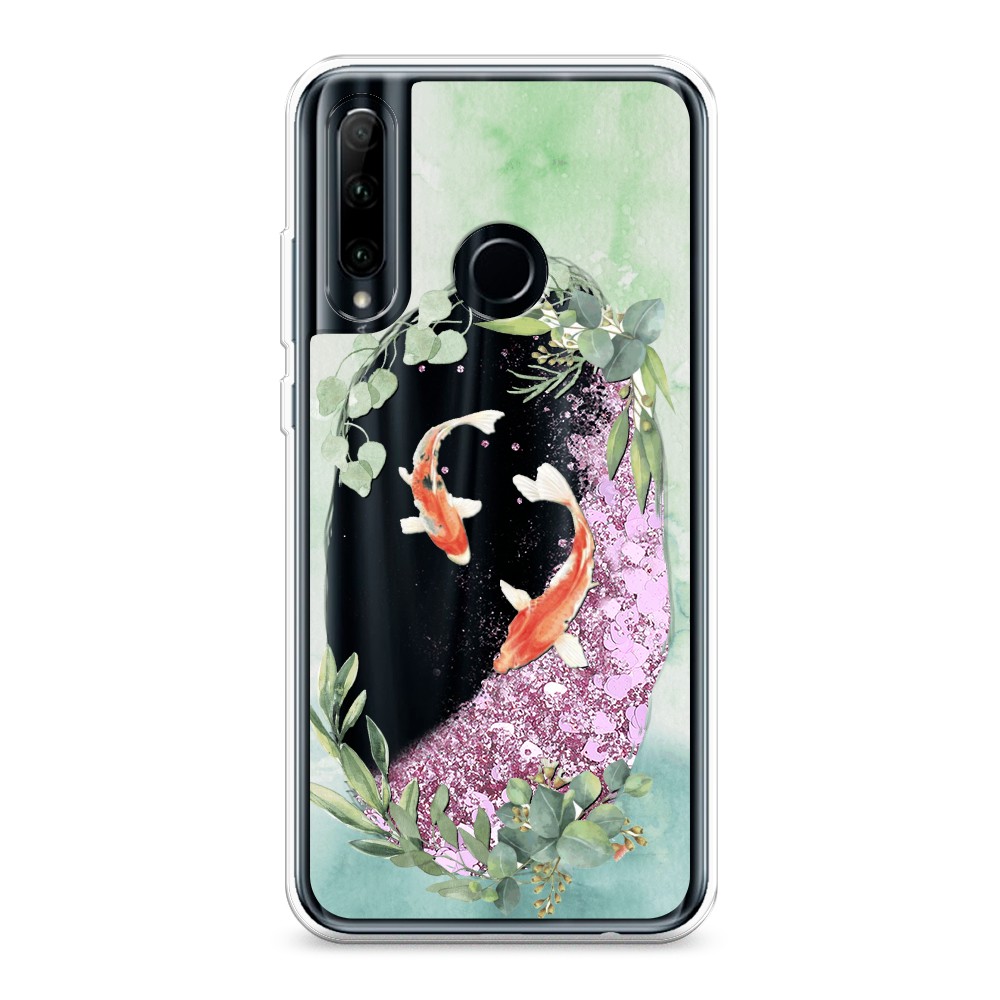 

Чехол Awog на Honor 10i "Две золотые рыбки", Разноцветный, 68894-1